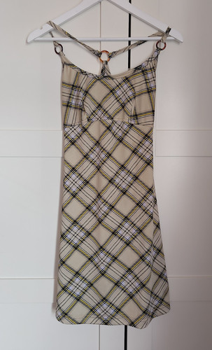 Vintage diesel plaid slip - vintage,