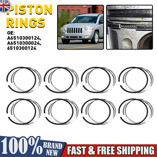 Piston rings set - piston, x8