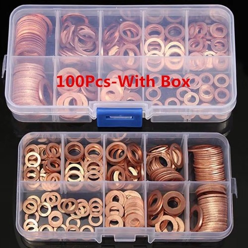 Copper diesel injector washers - injector,